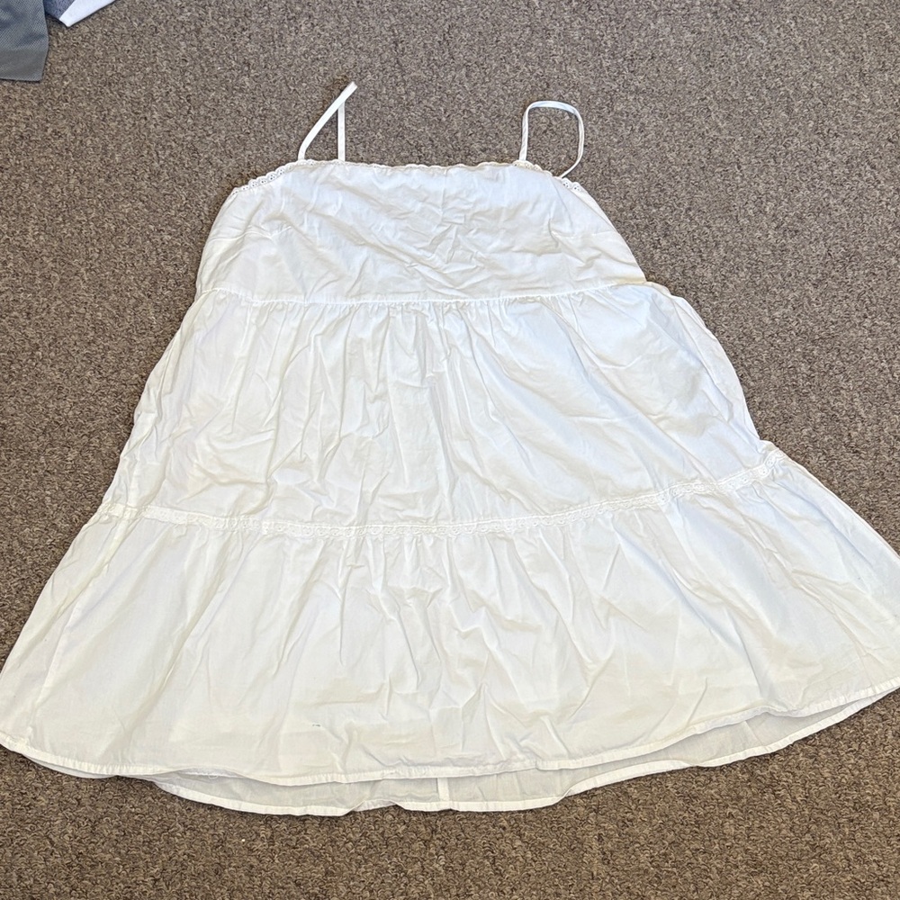 wild fable White Tiered Mini Dress